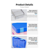 Leakproof Children Tritan Lunch Box, Food Meal Container Box, Bento Lunch Containers for Adults and Kids, Portable Bento Lunch Box for Picnic, School