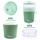 2 in 1 cereal cup to go 500ml+150ml, practical yogurt cup & cereal cup for picnics