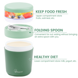 2 in 1 cereal cup to go 500ml+150ml, practical yogurt cup & cereal cup for picnics