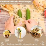 Bugucat beeswax wraps, organic wax paper, reusable beeswax cloths made from natural beeswax cotton