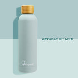 Bugucat Water Bottle 750ML,Leakproof Drinking Bottle Thermo Flask,Insulated Stainless Steel Water Bottle Reusable