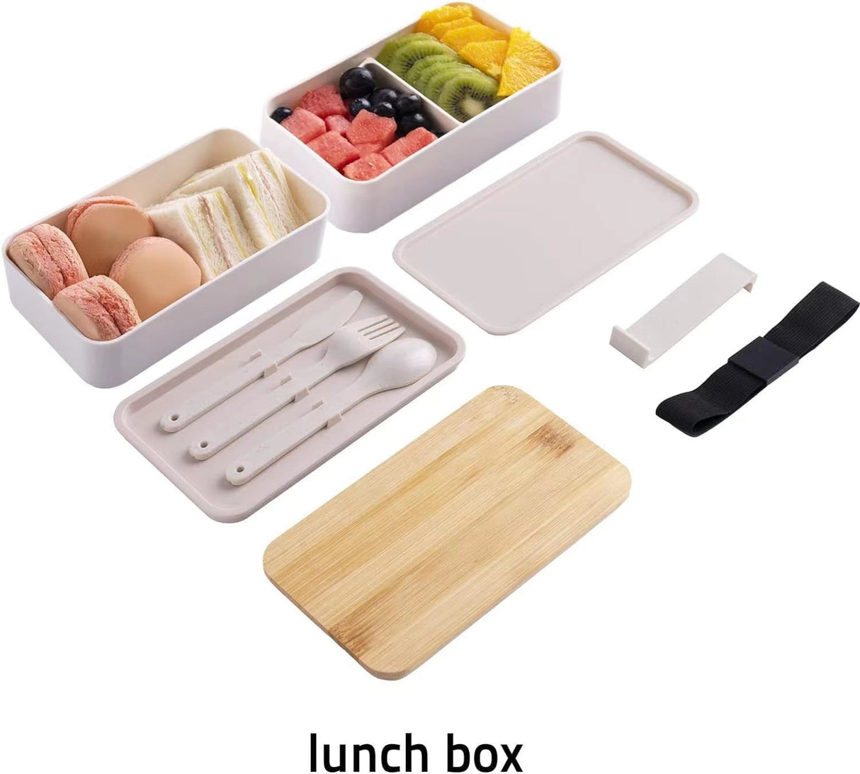 Large Compartment Microwaveable Lunch Box – Leak-Proof Bento Boxs, Durable Food Storage Container