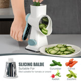 Manual Vegetable Cutter, Vegetable Slicer, Drum Grater, Cheese Grater,Chopper, Rotating Grater, Potato Cutter