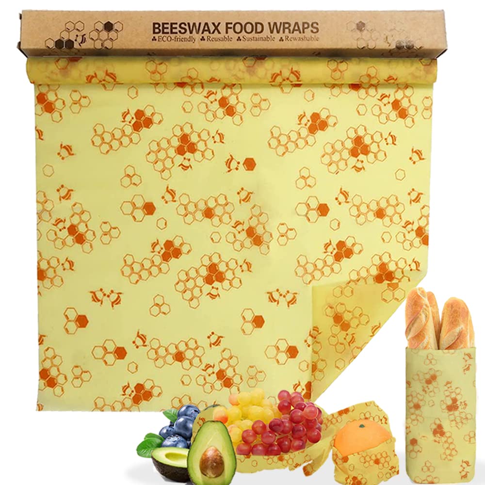 Bugucat beeswax wraps, organic wax paper, reusable beeswax cloths made from natural beeswax cotton