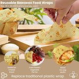 Bugucat beeswax wraps, organic wax paper, reusable beeswax cloths made from natural beeswax cotton