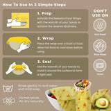 Bugucat beeswax wraps, organic wax paper, reusable beeswax cloths made from natural beeswax cotton