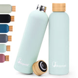 Bugucat Water Bottle 750ML,Leakproof Drinking Bottle Thermo Flask,Insulated Stainless Steel Water Bottle Reusable