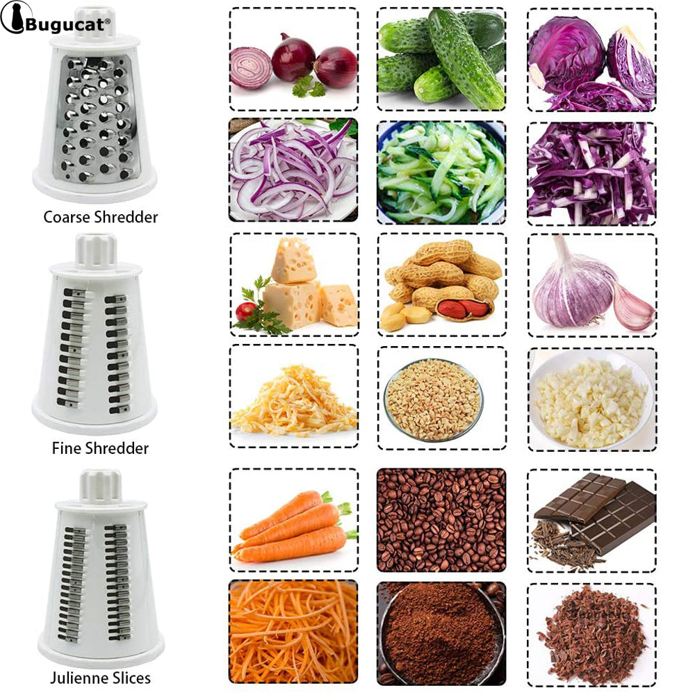 Rallador Mandolina Manual Multi Verduras Vegetales Queso