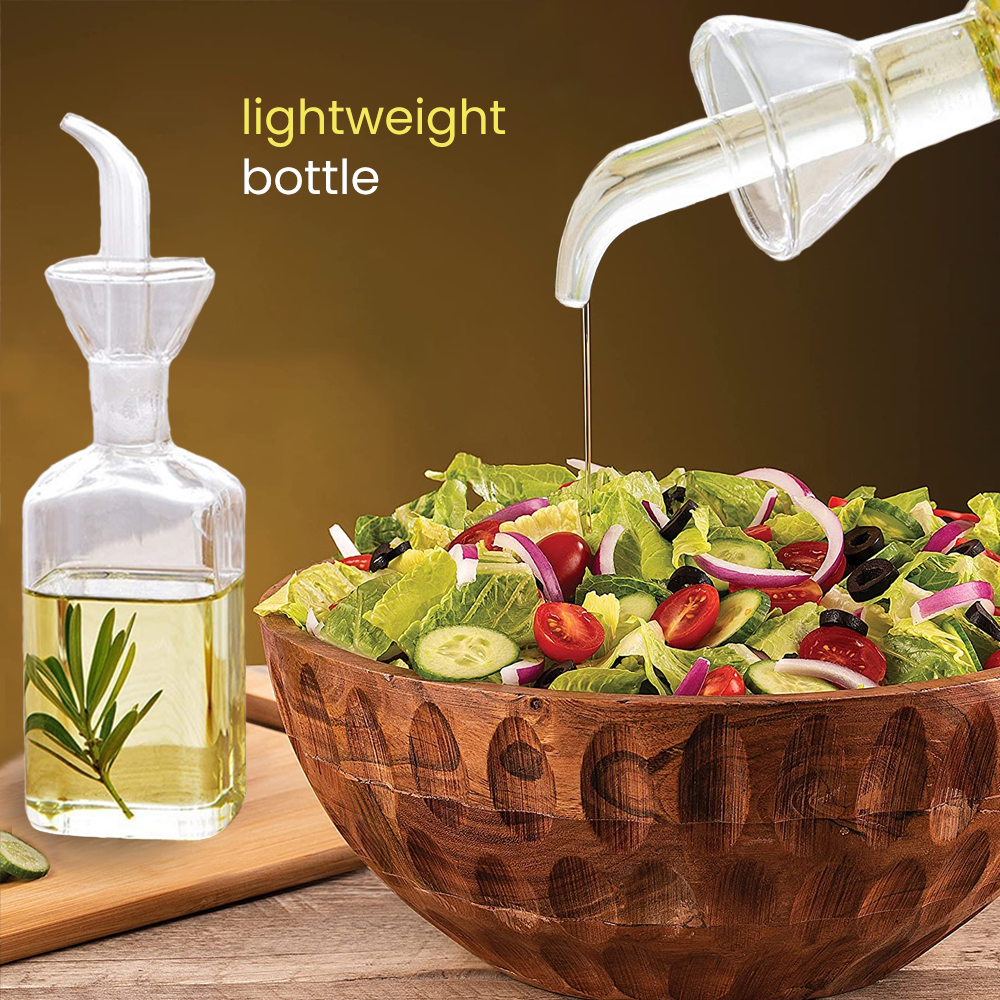 Bouteille d'huile Buguacat 500 ml, bouteille de vinaigre en verre avec –  Bugucat Home