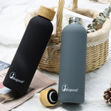 Bugucat Water Bottle 750ML,Leakproof Drinking Bottle Thermo Flask,Insulated Stainless Steel Water Bottle Reusable