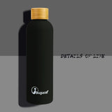 Bugucat Water Bottle 750ML,Leakproof Drinking Bottle Thermo Flask,Insulated Stainless Steel Water Bottle Reusable