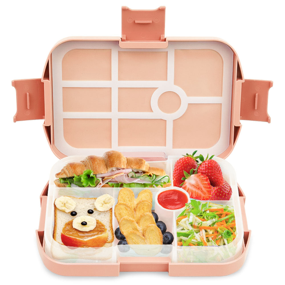 Lunch Box,Bento Box Enfant avec 6 Compartiments,Boite Repas